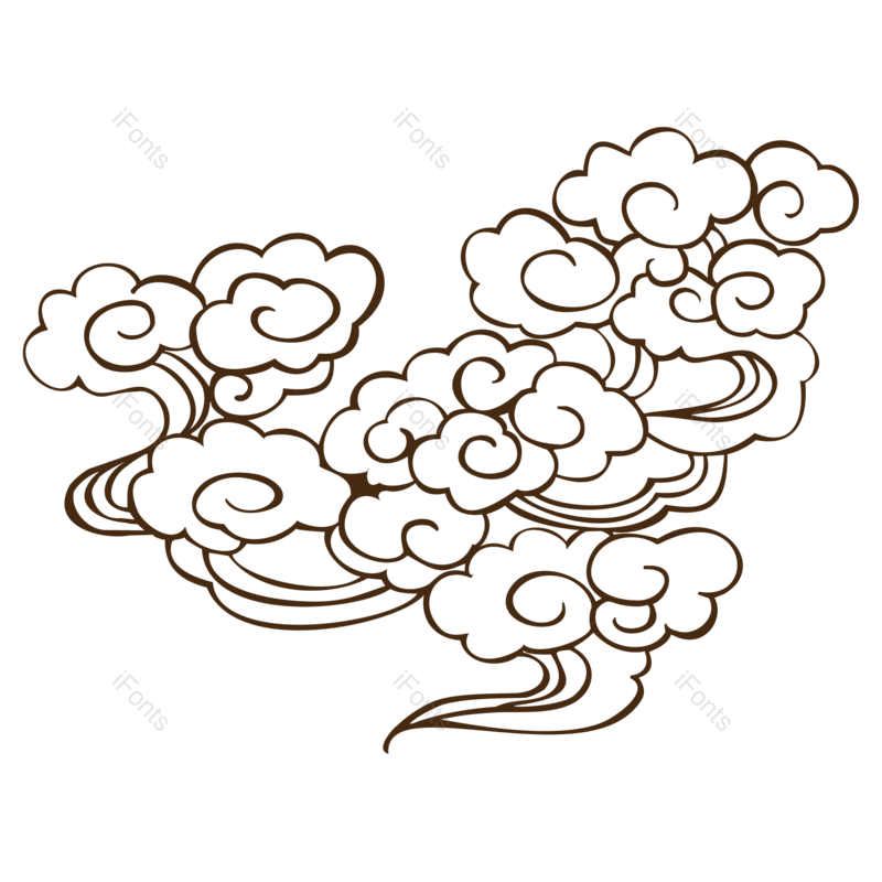 祥云图片,中国风元素,祥云图案PNG,云纹免抠素材